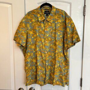 Hawaiian Tropical Print Shirt - Mens XL